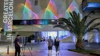 VJ and Light Graffiti Performance at PrimaVera 2018