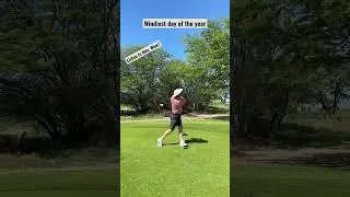 Playing golf in high winds | is this even fun?