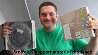 E3D Scaffold support material 3DPrint challenge