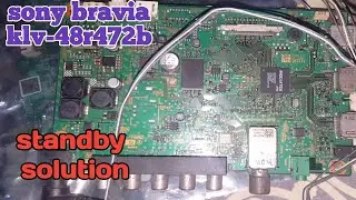 sony bravia klv-48r472b wont release from standby mode ..