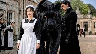 No one approached the black panther, until she went to the maid.