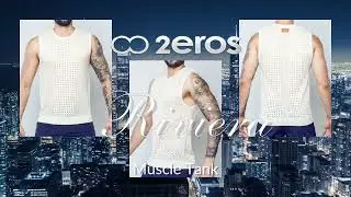 New 2Eros Riviera Muscle Tank-Celebrate Pride! 30% Off