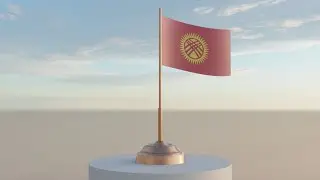 02) 3dsmax Сплайновое моделирование - Флаг КР - 04.10.2021