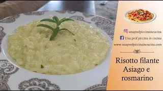 Risotto filante Asiago e rosmarino