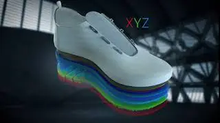 Sneaker Concept Animation made with Blender 3D