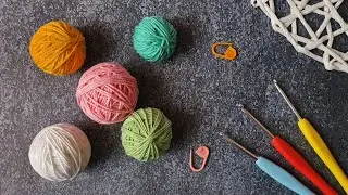 GIFT for any HOLIDAY! BEAUTY from yarn scraps! Crochet