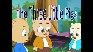 The three little pigs English fairy tale in English songs!  