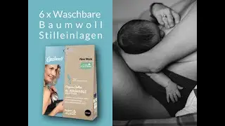 6 x Waschbare Baumwoll Stilleinlagen