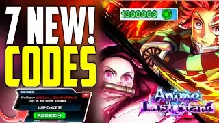 ✨Patch Update!!✨ANIME LAST STAND CODES 2024 - ROBLOX ANIME LAST STAND CODES 2024