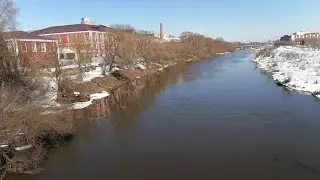 г.Орехово-Зуево.Улицы Володарского, Урицкая,р.Клязьма...