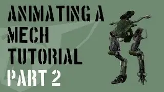 Animating Mech tutorial part 2/3 - Skinning in MayaLT