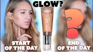 Revlon candid GLOW foundation Review 💦 ALL DAY wear test