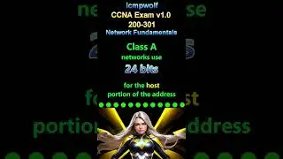 Cisco CCNA: Class A Host bits? - #icmpwolf #ciscoccna #class_a