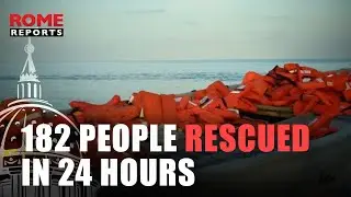 The Mediterranean mission blessed by the Pope: 182 people rescued in 24 hours