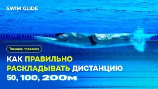 Как раскладывать дистанцию в плавании?