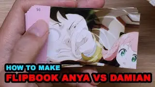 How to make flipbook Anya Forger VS Damian:  Spy X Family