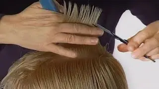 Ультракороткая стрижка слоями ПИКСИ с короткой челкой