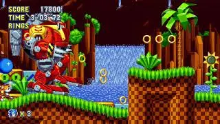 Sonic Mania Plus (PS4) - Green Hill Zone Act 2 (3'07