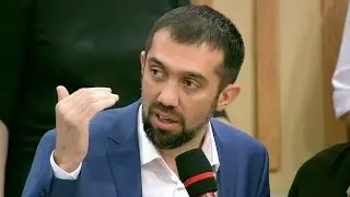 Руслан Курбанов выступает на телепередаче Право Голоса (ТВЦ)