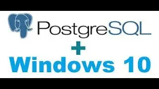 Install PostgreSQL on Windows (via command line)