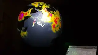 HyperGlobe 'OmniGlobe': Blitzhäufigkeit in einem Jahr