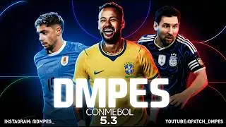 PATCH DMPES 5.3 🦁 - O MELHOR DA COPA DO MUNDO PARA PC FRACO 🏆