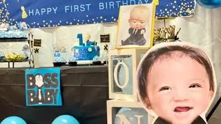 DIY Boss Baby Theme ( Decorating my Son's 1st Birthday) #Shein #decoration