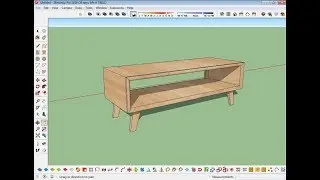 How to make  Alice Coffee table in sketchup.