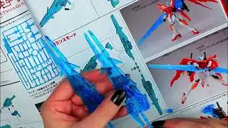 I found this awesome clear parts weapon set in Hobby Japan Magazine! #gunpla #gundam #hobby #hobby