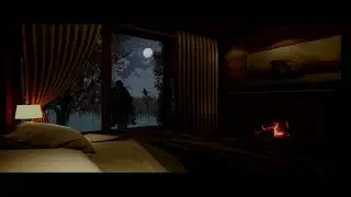 Experience Intimate Relaxing Rainy Night Sounds Inside Cozy Bedroom Window