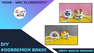 DIY Rakhi for Kids ll Easy & Cute Rakhi Making ll #Doraemon Rakhi