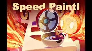 Fuecoco (Fan Art Speedpainting time-lapse)