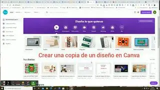 CANVA (herramienta): Crear una copia de un diseño de una cuenta en otra.