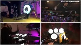Live Drumming // !tip to request // Pushing for sub goal! // !sub !tip !cheer !jpdl