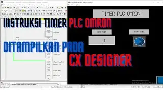 Omron PLC timer program using CX designer | BIN instruction on CX program | CX designer part 8