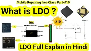LDO Full Explan In Hindi Mobile Repairing free Class Part-#10🔥| LDO Faulty | oK Candision | Checking