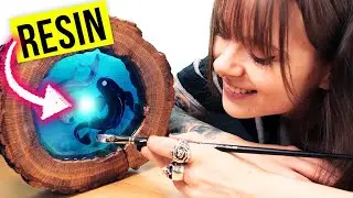 Epoxidharz kann so einiges! | Avatar Kunst aus Fimo, Holz & Resin