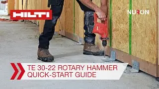 Hilti Nuron TE 30-22 Cordless Rotary Hammer - Quick-start Guide