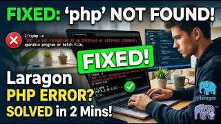 FIXED: 'php' is not recognized as an internal or external command | Laragon Localhost 