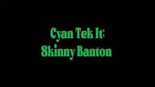 Cyan Tek It  Skinny Banton