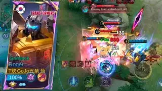 Roger Gameplay | Maniac | Rank Gameplay ~ MLBB