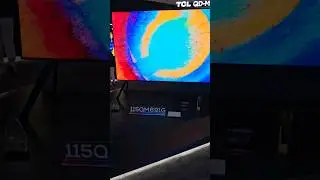 The new TVs from TCL are insane. #ces #4ktv #ces2024 #gaming #tcl