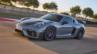 Porsche 718 Cayman GT4 RS driving