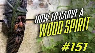 How to Carve a Wood Spirit #151 | Crooked Chisel TV | Learn to Carve