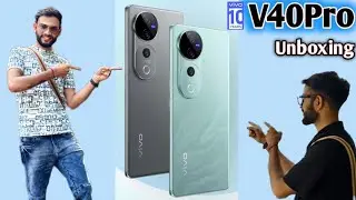 vivo V40Pro Unboxing || First Look⚡|| ZEISS Portrait SoPro || IP68 || Best Performance 🔥