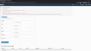 Cpanel cron setup