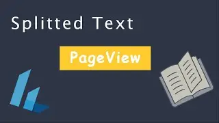 Flutter - How to split a long text into multiple pieces/pages ?