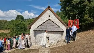 CRKVA USPENJA PRESVETE BOGORODICE NA LUĆU - VELIKA GOSPOJINA '24 (Liturgija i teferič)