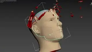 Head Explosion 3ds Max and tyflow