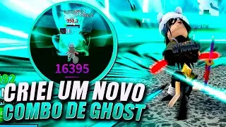 CRIEI UM NOVO COMBO DE GHOST E AMASSEI GERAL NO PVP!!! BLOX FRUITS